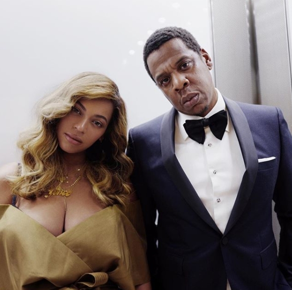 Beyonce同老公Jay-Z度過婚變難關。
