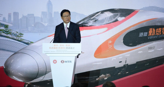 馬時亨認為高鐵香港段是香港回歸以來最重要的基建之一。