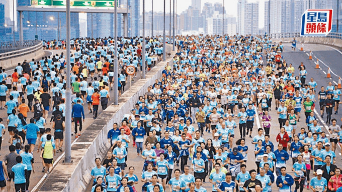 香港渣打馬拉松將於明日開跑。資料圖片