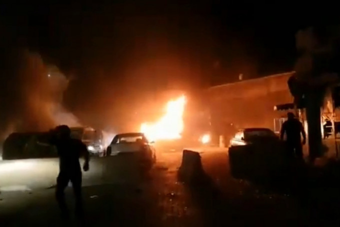 敘利亞發生汽車炸彈自殺攻擊事件。（網圖）