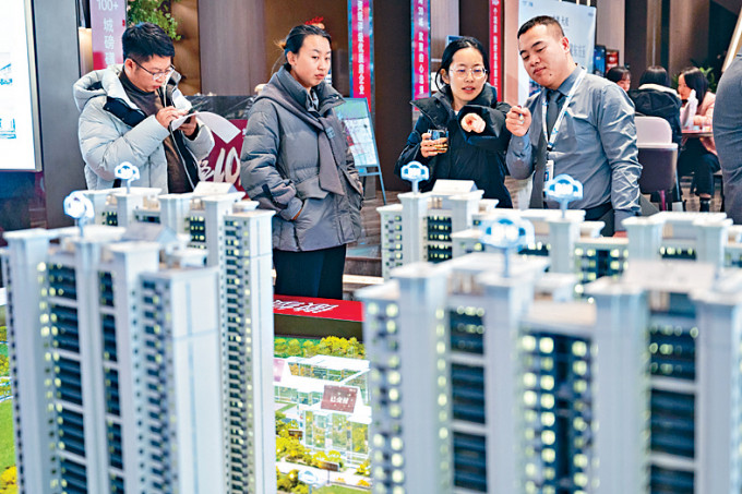 中国统计局数据显示，1月一线城市新建商品住宅销售价格按月下降0.3%。