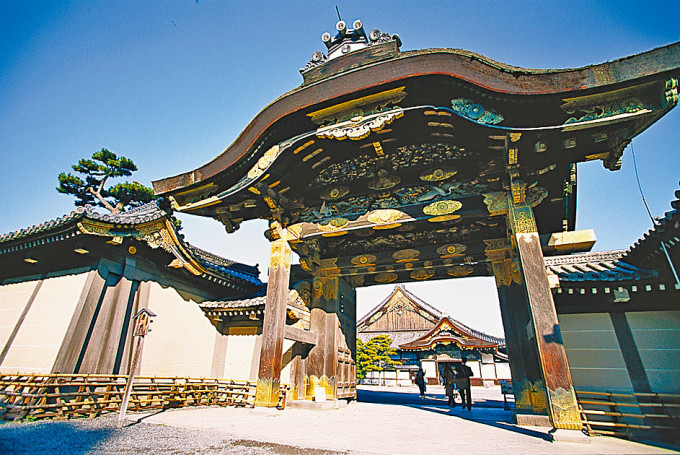 京都知名景点二条城。