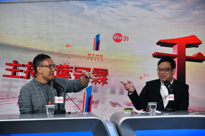 謝偉俊(左)及涂謹申(右)今次選舉中均成功連任。