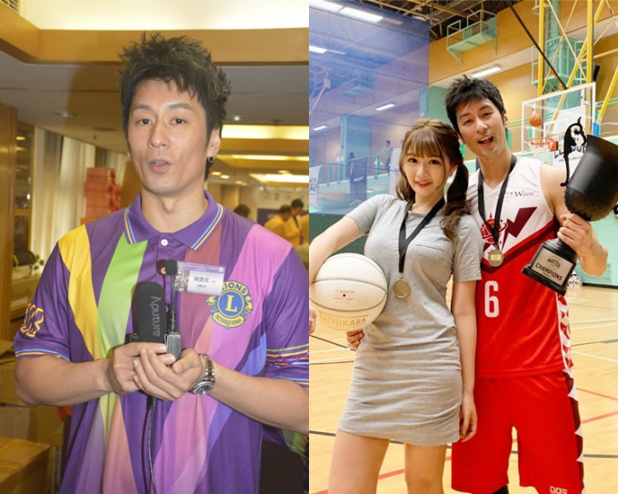 陳偉成上年參加同一籃球活動重遇女友，故笑言這活動改變他一生。