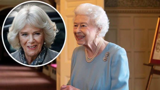 英女皇表态为卡米拉（小图）将来成为王后清除障碍。AP