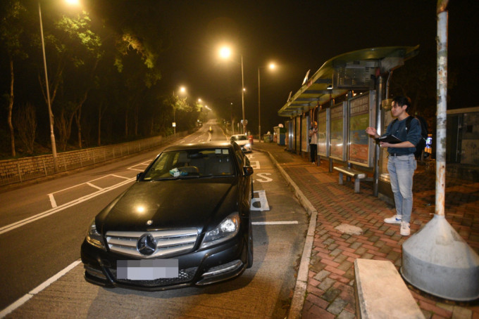 警方清水湾道截获毒品快餐车。尹敬堂摄