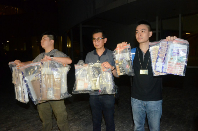 警方检获总值约四万元的毒品。