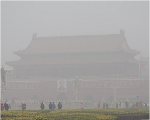 北京20日晚至22日早大氣擴散條件較差。資料圖片