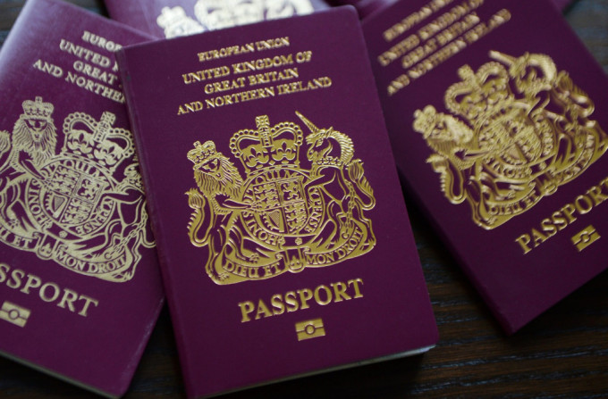 英國秋季放寛BNO簽證計畫，97後出生合資格港人可獨自申請。資料圖片