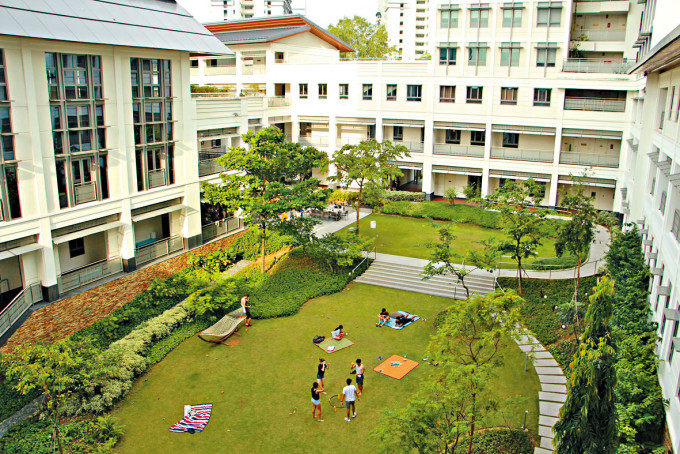 新加坡「耶鲁-国大学院」校园一角。