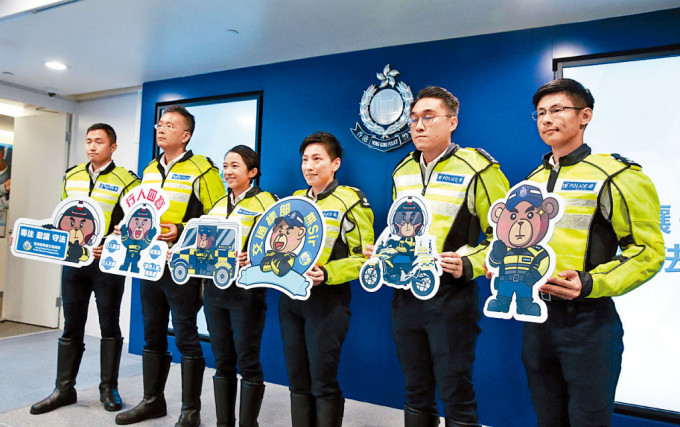 警方交通总部展开宣传教育，呼吁市民遵守交通规则。