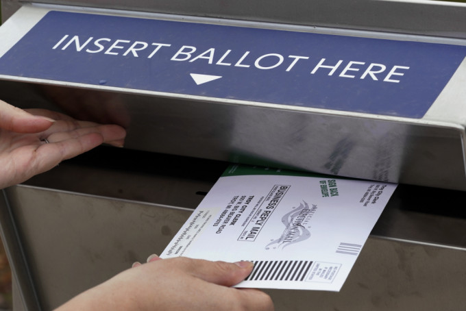 逾2700万美国选民已提前投票。AP图片