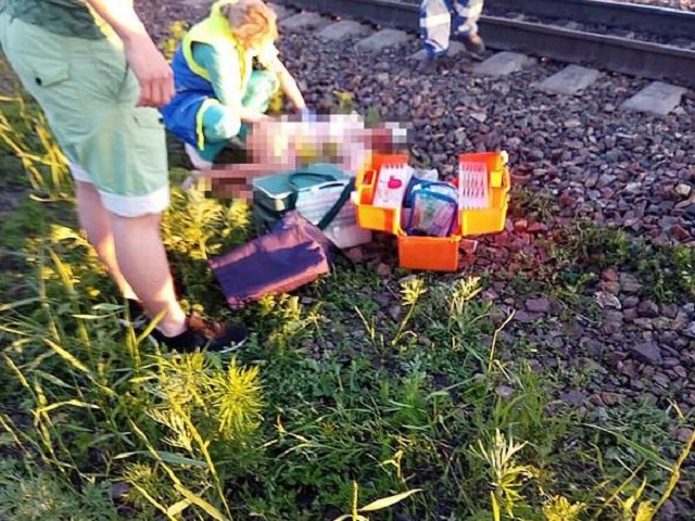 3名學童被火車撞死，死狀恐怖。網圖