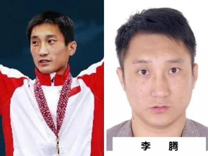 2006多哈亞運金牌得主李騰，近日疑因涉及高利貨案件被通緝。網圖