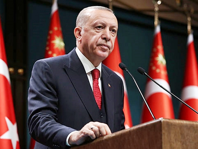 土耳其总统埃尔多安。网图