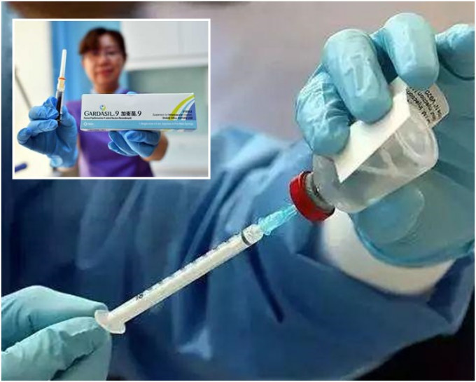 文章指出，數據顯示，每年有近200萬內地女性到香港注射HPV九價疫苗。網圖