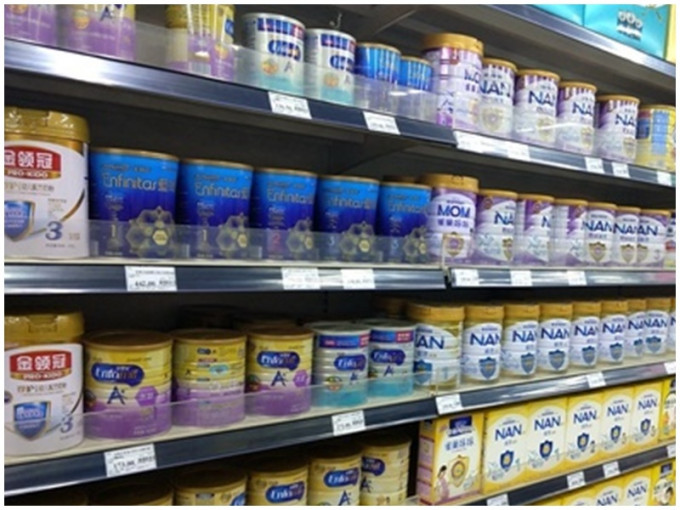 內地爭取國產奶粉自給水平達60%。網圖