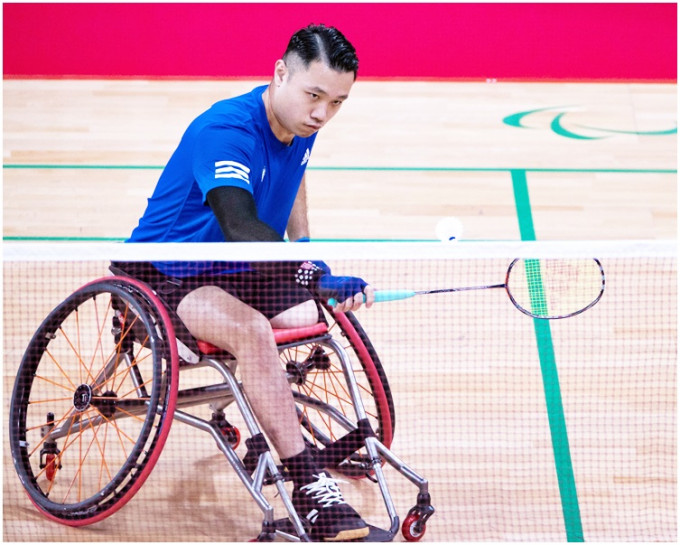 陈浩源以小组次名晋级半准决赛，再争入准决赛。香港残疾人奥委会暨伤残人士体育协会资料图片