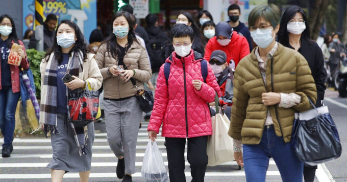台湾新冠肺炎疫情升温。AP图片