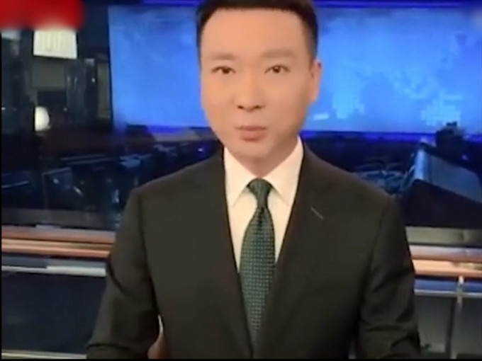 央視新聞播音部主任康輝送國泰一句網絡俗語「不作不死」，迅速登上微博熱搜榜。 影片截圖
