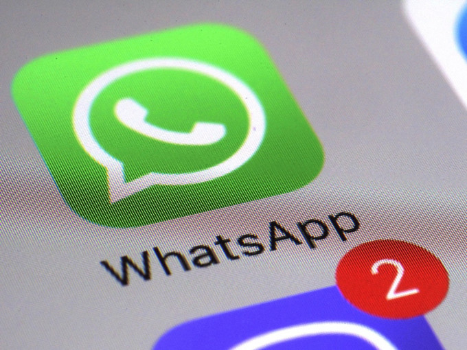 WhatsApp的新私隐条款将于周六生效。AP图片