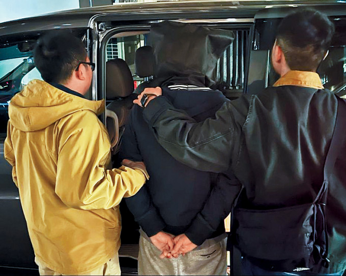 涉沙田区爆窃案被捕男子。
