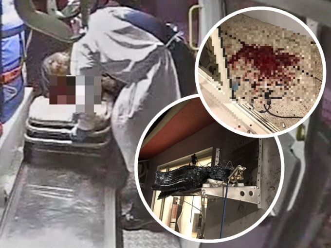 台湾苗栗一名冷气安装工人施工时，突然遇上室外机爆炸，致其脸部被炸伤。网图