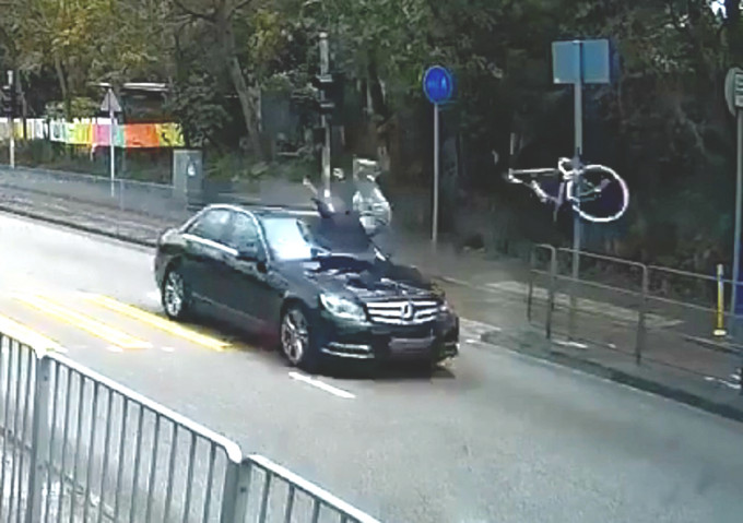 大埔上周有私家車撞斃單車男。網上圖片