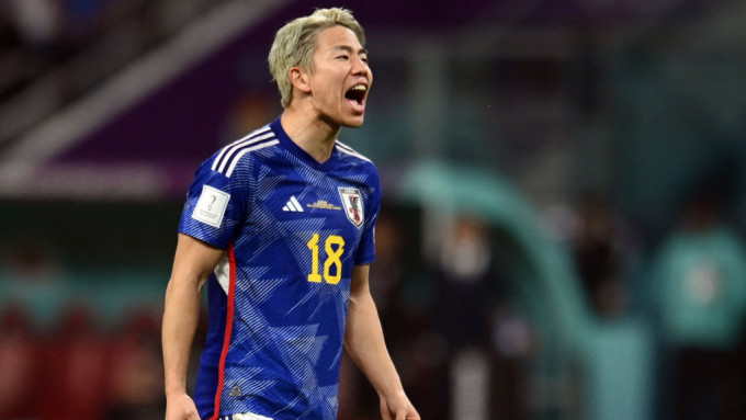 浅野拓磨为日本队射入反胜德国的入球。REUTERS
