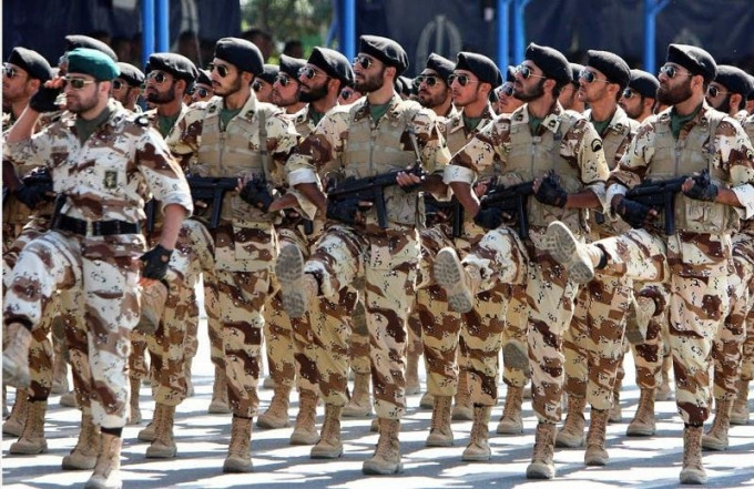 伊朗革命卫队被美定性为「恐怖组织」。(网图)
