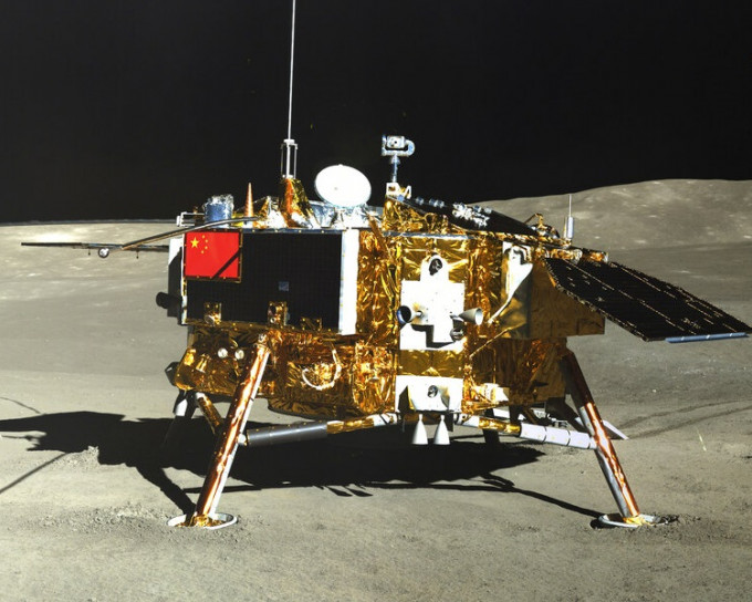 中國登月探測器嫦娥四號。AP