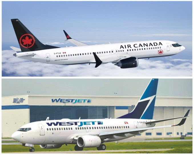 加拿大兩大型航空公司受新冠肺炎影響，需大幅裁員及要求員工放無薪假。