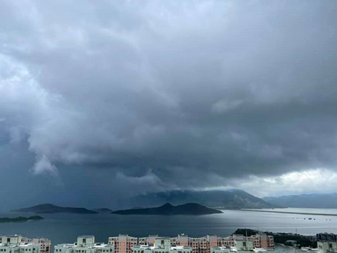 昨日只有大埔區卻錄得超過70毫米雨量。社區天氣觀測計劃圖片