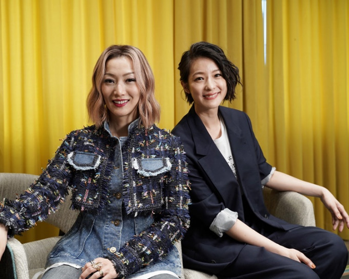郑秀文与赖雅妍忙于为新片宣传。