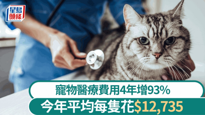 OneDegree理赔数据指宠物医疗费用4年增93% 今年平均每只花12,735元