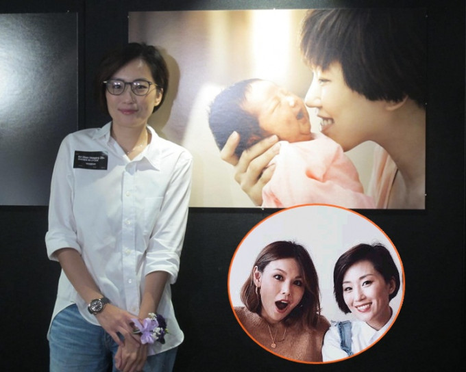 谷祖琳看回跟大女初出生時合照，直言很喜歡BB。