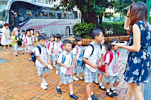 《小學概覽》顯示，今學年起被剔出跨境生專網的十所市區學校，小一級均出現縮班。