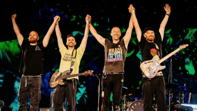 Coldplay演唱会︱入场要安检 禁带横幅 600ml以下塑料或硅胶水樽准入场