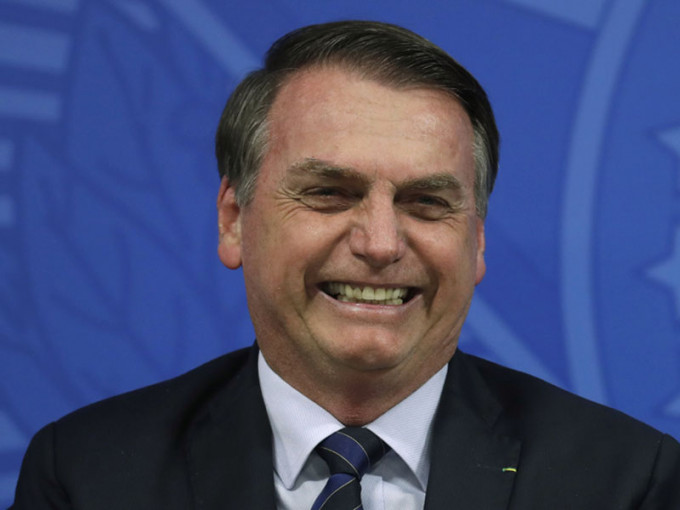 巴西總統博爾索納羅（Jair Bolsonaro）。AP資料圖