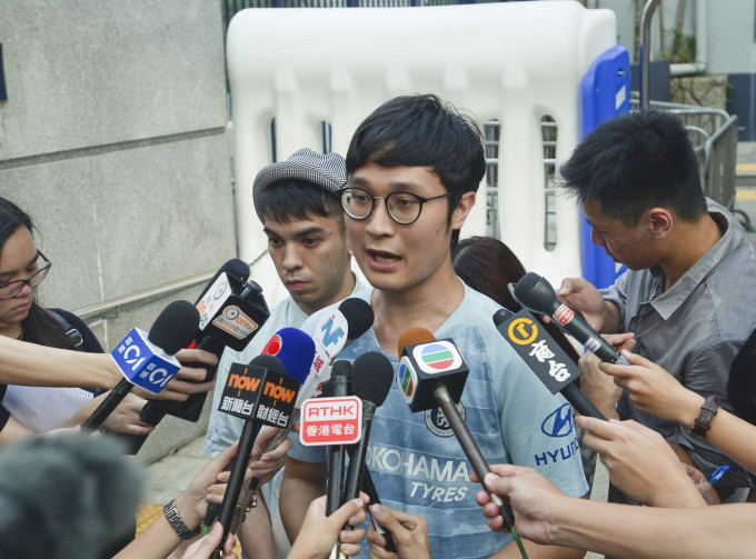刘頴匡等被警方以非法集结拘捕。资料图片