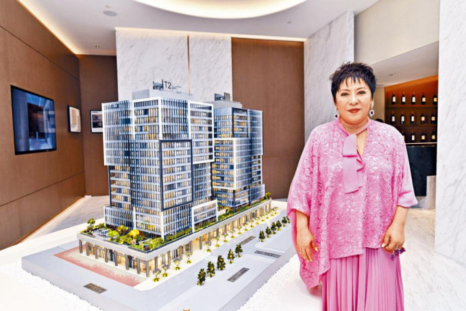 中國星集團陳嵐表示，現推出澳門豪宅項目TIFFANY HOUSE作為集團「頭炮」。