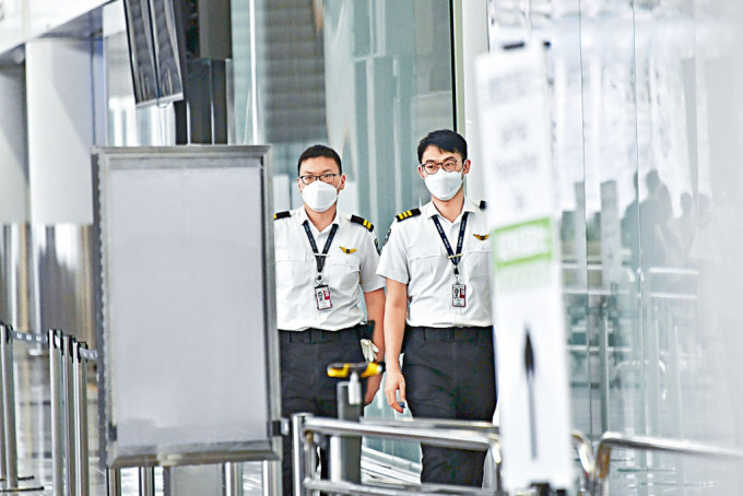 駐港機組人員獲放寬檢疫安排，返港後毋須酒店隔離三天。