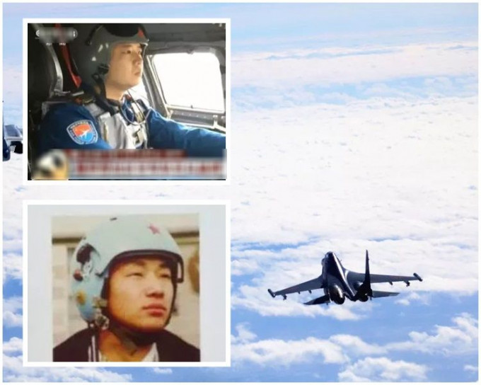 轟-6K轟炸機的機長王國松（左下）參與最近巡航的拍攝（網上圖片）