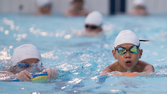 「赛马会小学生习泳计画」冬季免费课程2100个名额，明起接受报名。资料图片