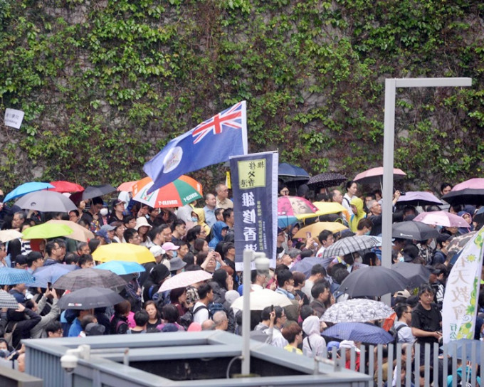 林鄭月娥批評部分人昨日在遊行後，鼓吹「港獨」。
