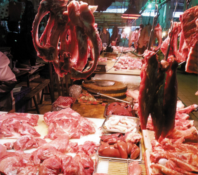 廣州市確保豬肉供應穩定。網上圖片