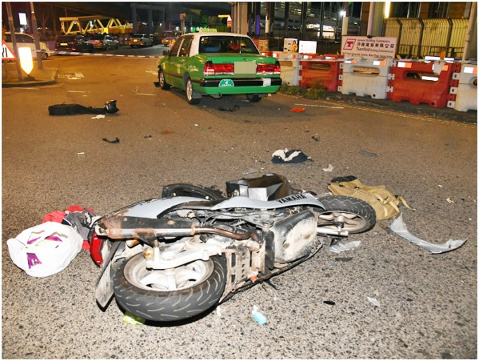 周建乐日前在元朗朗乐路驾驶电单车时遇上致命车祸。资料图片