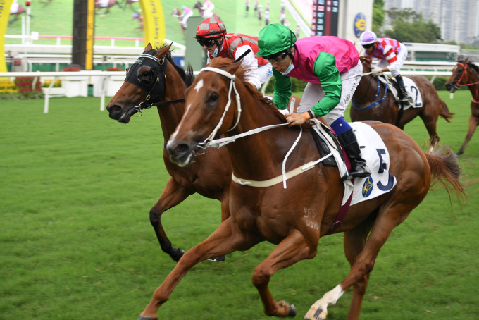 「連連歡樂」今午贏得今季首場頭馬。