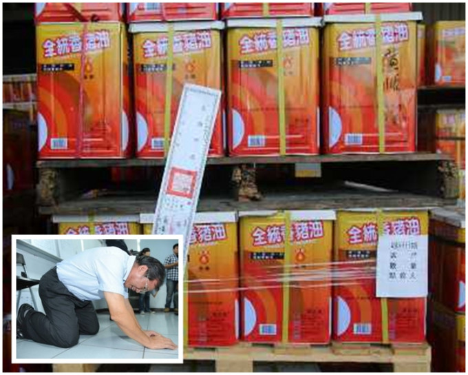 爆出贩卖黑心油丑闻的强冠董事长叶文祥。资料图片