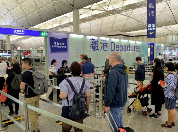 机管局指，香港国际机场将致力与大湾区的机场合作。资料图片